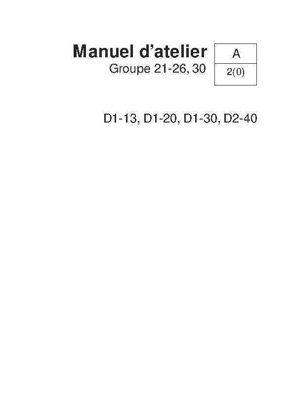 7745247 M.ATELIER D1-13, D1-20, D1-30, D2-40 - (03-2006)